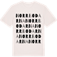 Vintage White t-shirt med Norrbodarna ordlek t-shirt