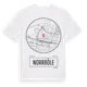White t-shirt med Norrböle t-shirt