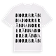 Norrbränna ordlek t-shirt