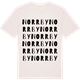 Vintage White t-shirt med Norrby ordlek t-shirt