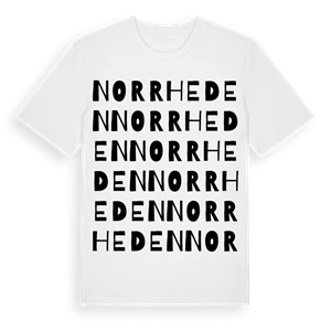 Norrheden ordlek t-shirt – ekologisk bomull t-shirt från Pinshirt
