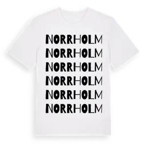 Norrholm ordlek t-shirt – ekologisk bomull t-shirt från Pinshirt