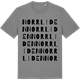 Mid Heather Gray t-shirt med Norrliden ordlek t-shirt