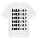 White t-shirt med Norrmalm ordlek t-shirt