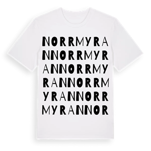 Norrmyran ordlek t-shirt – ekologisk bomull t-shirt från Pinshirt