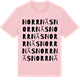 Pink Cotton t-shirt med Norrnäs ordlek t-shirt