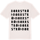 Vintage White t-shirt med Norrström ordlek t-shirt