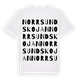 Norrsundskojan ordlek t-shirt
