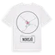 White t-shirt med Norsjö t-shirt
