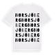 Norsjöberg ordlek t-shirt
