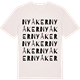 Vintage White t-shirt med Nyåker ordlek t-shirt