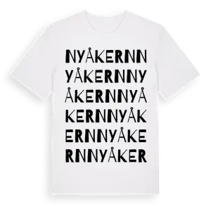 Nyåkern ordlek t-shirt – ekologisk bomull t-shirt från Pinshirt