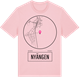 Pink Cotton t-shirt med Nyängen t-shirt