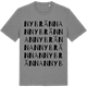 Mid Heather Gray t-shirt med Nybrännan ordlek t-shirt