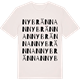 Vintage White t-shirt med Nybrännan ordlek t-shirt