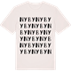 Vintage White t-shirt med Nyby ordlek t-shirt