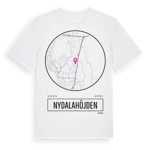 Nydalahöjden t-shirt – ekologisk bomull t-shirt från Pinshirt