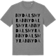 Mid Heather Gray t-shirt med Nydalsmyran ordlek t-shirt