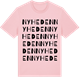 Pink Cotton t-shirt med Nyheden ordlek t-shirt