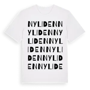 Nyliden ordlek t-shirt – ekologisk bomull t-shirt från Pinshirt