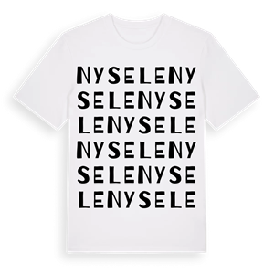 Nysele ordlek t-shirt – ekologisk bomull t-shirt från Pinshirt