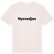 Vintage White t-shirt med Nysvedjan fetstil t-shirt