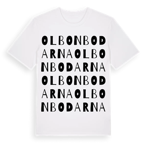 Olbonbodarna ordlek t-shirt – ekologisk bomull t-shirt från Pinshirt