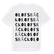 Olofsbäck ordlek t-shirt