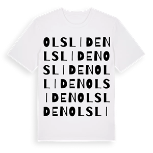Olsliden ordlek t-shirt – ekologisk bomull t-shirt från Pinshirt