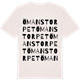Vintage White t-shirt med Ömanstorpet ordlek t-shirt