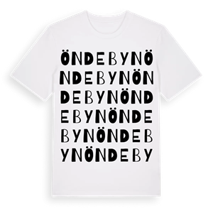 Öndebyn ordlek t-shirt – ekologisk bomull t-shirt från Pinshirt