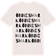 Vintage White t-shirt med Önnesmark ordlek t-shirt
