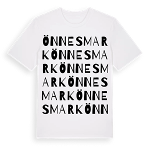 Önnesmark ordlek t-shirt – ekologisk bomull t-shirt från Pinshirt