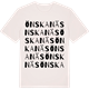 Vintage White t-shirt med Önskanäs ordlek t-shirt