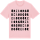 Pink Cotton t-shirt med Öreborg ordlek t-shirt