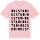 Pink Cotton t-shirt med Öreström ordlek t-shirt