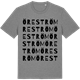 Mid Heather Gray t-shirt med Öreström ordlek t-shirt