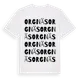 White t-shirt med Orgnäs ordlek t-shirt