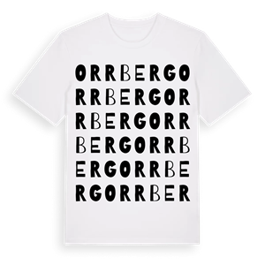 Orrberg ordlek t-shirt – ekologisk bomull t-shirt från Pinshirt