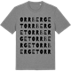 Mid Heather Gray t-shirt med Orrberget ordlek t-shirt