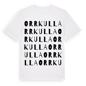 Orrkulla ordlek t-shirt – ekologisk bomull t-shirt från Pinshirt