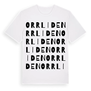 Orrliden ordlek t-shirt – ekologisk bomull t-shirt från Pinshirt