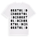 Orrtoliden ordlek t-shirt