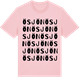 Pink Cotton t-shirt med Ösjön ordlek t-shirt
