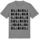 Mid Heather Gray t-shirt med Ösjön ordlek t-shirt