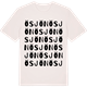 Vintage White t-shirt med Ösjön ordlek t-shirt