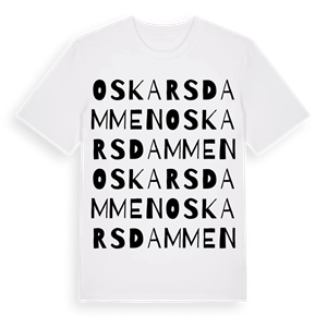 Oskarsdammen ordlek t-shirt – ekologisk bomull t-shirt från Pinshirt