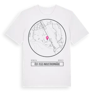 Öst-Tegs Industriområde t-shirt – ekologisk bomull t-shirt från Pinshirt