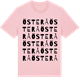 Pink Cotton t-shirt med Österå ordlek t-shirt