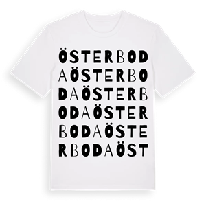Österboda ordlek t-shirt – ekologisk bomull t-shirt från Pinshirt